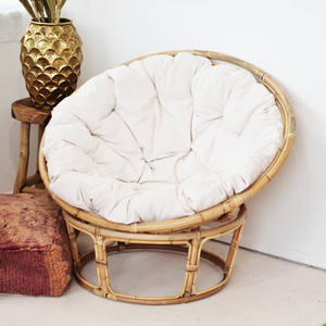 Muebles Hechos a Mano para el Hogar, Silla Papasan de Ratán, Papasans de Mimbre, Decoración para Sala de Estar y Exteriores - Product Image 4