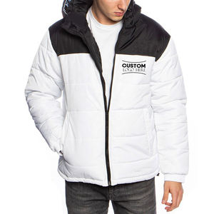 Veste polaire de haute qualité pour hommes Manteau d'hiver matelassé lourd OEM Vêtements d'extérieur chauds personnalisés pour la mode Streetwear - Product Image 1