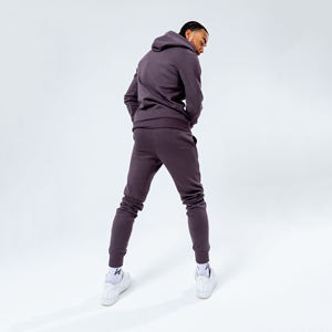 Survêtements respirants 100% coton pour hommes, survêtements de jogging avec logo personnalisé, ensembles d'hiver grande taille - Product Image 2