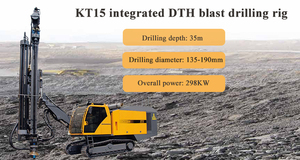 Forte plate-forme de forage rotative Skid Mounted Machine prête à l'emploi Profondeur de forage de puits d'eau jusqu'à 300 mètres - Product Image 6
