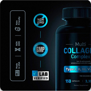 OEM Özel Etiketli Premium Kalite Sağlık İçerikli Kolajen Kapsülleri Biotin ve C Vitamini ile Desteklenmiş - Product Image 4