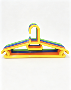 Multicolor Non Slip <b>Kids</b> Plastic Clothes Hangers Toddler <b>Coat</b> Hangers Baby Garment Hangers Space Saving Storage pack-20 - Product Image 1