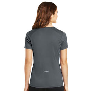 Breathable Wholesale Soft Bamboo Cotton Scoop Bottom T <b>Shirt</b> - Product Image 2