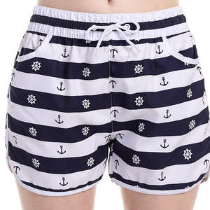 Women's Summer Casual Shorts XS Size Loose Straight Leg Elastic Breathable Beach Shorts Patterns <b>Belt</b> Rivets Colored Flowers - Product Image 5