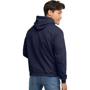 Sweat-shirts en polaire épais sur mesure de haute qualité, surdimensionnés, lourds, sans cordons, imprimés en relief, couleur unie, pull-over - Product Image 2