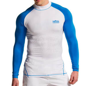 Equipo de entrenamiento de lucha de buena calidad personalizado para hombres Rash Guard MMA Rash Guard en precio razonable - Product Image 1