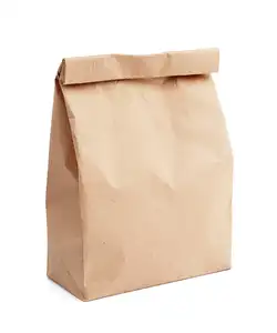 Kraft Paper Bag Grocery Food Grade Bread Sandwich Custom Logo Printing SOS Paper Bags For Food Package