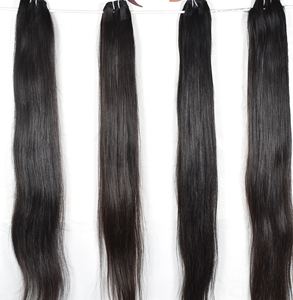 Prix de gros Vague Cheveux Bruts 100% Naturel Bundle Cheveux Humains Machine Trame Indienne Extensions de Cheveux Humains - Product Image 1