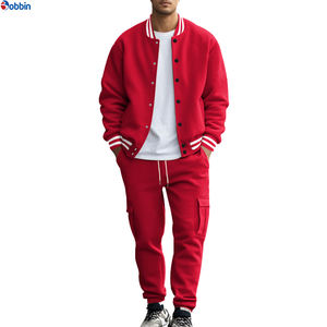 Conjunto Deportivo de Alta Calidad para Hombre, Chaqueta y Pantalón Deportivos a la Moda, Personalizable, Unisex, Ropa Deportiva Lisa - Product Image 4