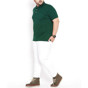 Polos de algodón para hombre, camiseta Polo sólida informal transpirable de secado rápido elástico para hombre, bordado con estampado de logotipo personalizado - Product Image 6