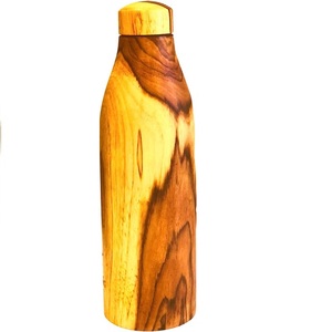 Bouteille d'eau émaillée blanche fabriquée en cuivre pour la maison Avantages essentiels de l'Ayurveda Accessoires de cuisine Bouteille thermos - Product Image 3
