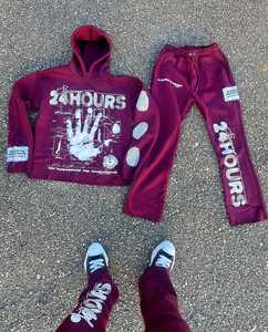 Traje de sudor para hombre más vendido de calidad superior Color sólido Hombres cómodos Trajes de sudor para la venta - Product Image 6