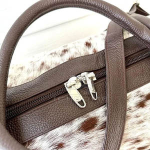 Quantité minimale de commande bas Concevez vos propres sacs de sport en cuir de vachette Style différent vêtements de mode sacs de sport en cuir de vachette pour la vente en ligne - Product Image 5