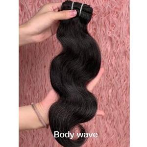 ผมมนุษย์แท้เป็นลอนธรรมชาติสีดำ - Product Image 3