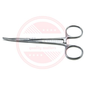 Pince à moustiques Mâchoire incurvée droite Outils à main à usage unique Instruments dentaires chirurgicaux en acier inoxydable - Product Image 5