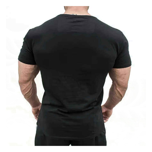 Logo personnalisé T-shirt pour homme en polyester de haute qualité à manches longues vêtements de sport à séchage rapide style décontracté avec sérigraphie - Product Image 5