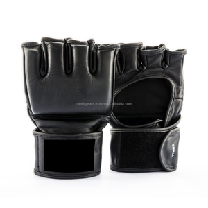 Private Label <b>Custom</b> <b>MMA</b> <b>Gloves</b> Leather Breathable Non-Slip Lightweight Boxing <b>Gloves</b> Premium Training Gear Adjustable Wrist - Product Image 1