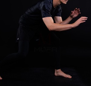 Rashguard Personalizable 2024 para MMA, Diseño Sólido, Cintura Antideslizante de Goma, Spandex/Poliéster, Impresión por Sublimación de Alta Calidad - Product Image 3