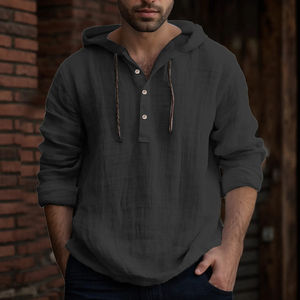 Sudaderas con capucha de alta calidad para hombre, ropa de calle, Jersey, venta al por mayor, sudaderas con capucha personalizadas, logotipo bordado, sudaderas con capucha en blanco para hombre - Product Image 5