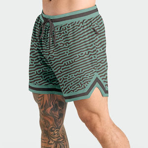 Pantalones Cortos Deportivos de Malla para Baloncesto, Gimnasio, Estilo Informal, Pantalones Cortos Deportivos de Doble Capa para Hombre - Product Image 5