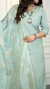 Conjunto de Salwar Kameez Reversible Moderno de KR FASHION para Mujer, Ropa de Fiesta - Product Image 3