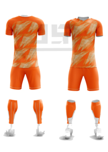 Ropa Deportiva de Fútbol Profesional, Conjunto de Camiseta y Pantalones Cortos de Fútbol, Comodidad Premium, 100% Poliéster, Nombre del Equipo Personalizado para la Liga - Product Image 5