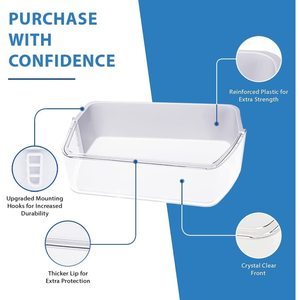 2 Cestas para Estante de Puerta Lateral Derecha DA97-12650A Compatibles con Refrigerador Samsung - DA63-07104A DA63-06963A para Uso Doméstico - Product Image 5