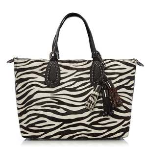 <b>Large</b> Fashion Animal Print Genuine Leather Shopping <b>Bag</b> with Shoulder Handle for Gym Sport & Wedding Daily Use - Product Image 2