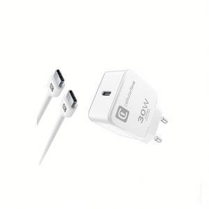 Cavo Caricabatterie USB Type-C 30W Power Delivery Blanc CHARGER KIT ACHIPHKITC2CPD30WW - Product Image 3