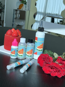 Adhésif en dentelle parfumée pour perruque, dissolvant de pastèque/ruban toupet de marque privée OEM - Product Image 1