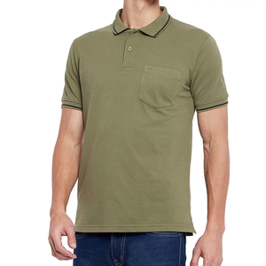 Camiseta Polo de Alta Calidad para Hombre, para Uso Casual, 100% Algodón, Transpirable, Camisetas Polo para Hombre a Precio de Mayoreo, MOQ Bajo - Product Image 2