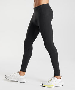 Leggings Deportivos de Secado Rápido para Hombre, de Algodón/Fibra de Bambú, de Alta Elasticidad, para Entrenamiento, Fitness, Yoga, Gimnasio, con Diseño y Talla Personalizados, Precio Económico - Product Image 2
