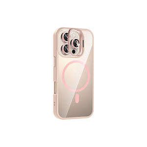 Étui en cuir magnétique de luxe Netzy Série Etro pour iPhone 16 Pro Max avec support caché et protection de l'objectif de l'appareil photo, finition électroplaquée - Product Image 5