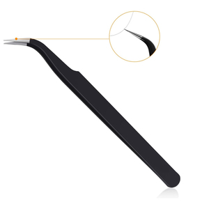 Pince à épiler d'entretien des cils en acier inoxydable Precision Pro pointe pointue pour une perfection légère - Product Image 5