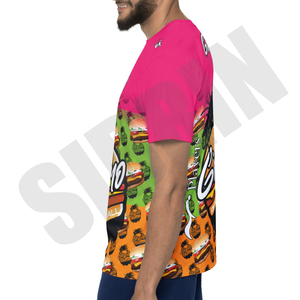 T-shirt de pickleball en tricot sublimé personnalisé de haute qualité Sibrin, unisexe, manches courtes, col rond, sport personnalisé - Product Image 5