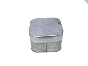 hot sell galvanized planter french style <b>mini</b> garden accessories shabby chic galvanized flower planter pot metal bucket - Product Image 6