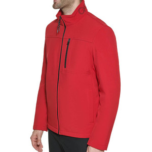 Vente en gros Vêtements personnalisés Veste softshell imperméable et décontractée coupe-vent unie pour hommes Veste à bas prix - Product Image 2
