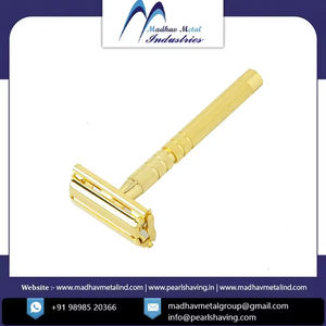 Nueva Colección, Mejor Maquinilla de Afeitar de Seguridad Chapada en Oro con Certificación ISO, Excelente Calidad para Hombres - Product Image 4