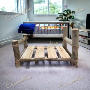 Cama de Madera Maciza Ecológica Hecha a Mano, Estilo Vintage, para Fotografía de Recién Nacidos, Ideal para Sala de Estar Estilo Rústico y Uso en Exteriores - Product Image 2