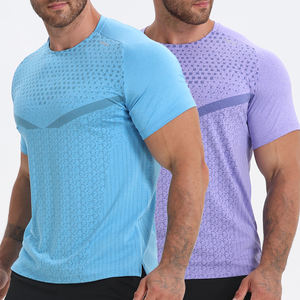 Camiseta de manga corta para hombre, camiseta de secado rápido de poliéster, camiseta atlética para correr, camisetas de rendimiento - Product Image 6