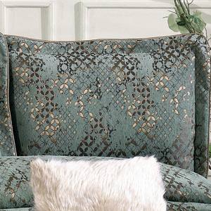 Ensemble de couvre-lit Guzide ANNA 4 pièces en chenille rayée 100% teinte, lavable, anti-acariens, taille King, pour usage domestique, Turquie - Product Image 3