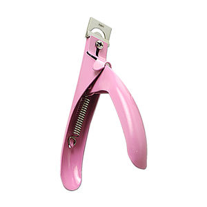 Coupe-ongles en acrylique rose de 12 cm, en acier à haute teneur en carbone, coupe-ongles artificiel à large ouverture pour les ongles des doigts/des orteils, utilisation en salon, à domicile ou en DIY - Product Image 3