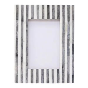 Cadre photo moderne fabriqué à la main en MDF et incrustation d'os | Cadre décoratif élégant pour la décoration intérieure, les cadeaux et les occasions spéciales, - Product Image 1