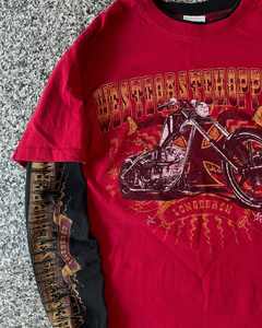 Camiseta de manga larga de doble capa de peso pesado lavado Vintage para hombre, ropa de calle recién llegada con estampado de logotipo personalizado - Product Image 2