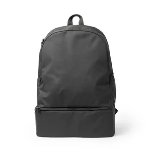 Zaino Sportivo Sostenibile in RPET Argento per Gadget Promozionali - Product Image 1
