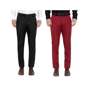 Elegante Casual Formal Hombres Pantalones de vestir Logotipo personalizado Negocios Casual Oficina Prendas de vestir Pantalones para la venta - Product Image 5