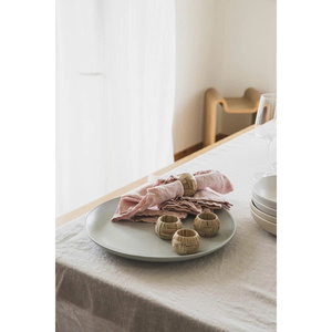 Minimalism Rattan Round <b>Napkin</b> Rings Charming Rustic Eco Friendly Wicker Table Decor for Wedding Holiday or Everyday Dining - Product Image 6