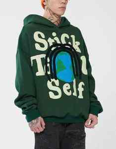 Sudadera con capucha de algodón 2025 de alta calidad personalizada para hombre 100% para la temporada de invierno con forro polar de espuma 3D forrado antiarrugas - Product Image 4