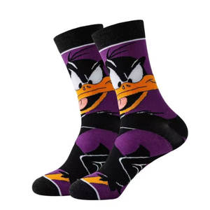 Calcetines de personaje de dibujos animados unisex hechos a medida, calcetines de diseñador de moda Funky geniales, Calcetines estampados transpirables de longitud media - Product Image 6