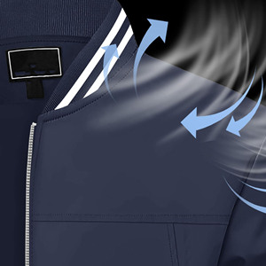 100% Polyester polaire tissu Baseball Varsity veste Streetwear grande taille logo personnalisable jeunesse Vintage Baseball veste pour hommes - Product Image 3